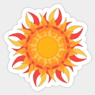 Sun Sticker